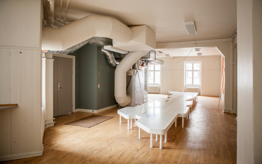 Opholdsrum på BFA-skolen