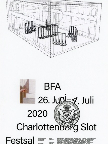 Udstillingsplakat til BFA-udstilling