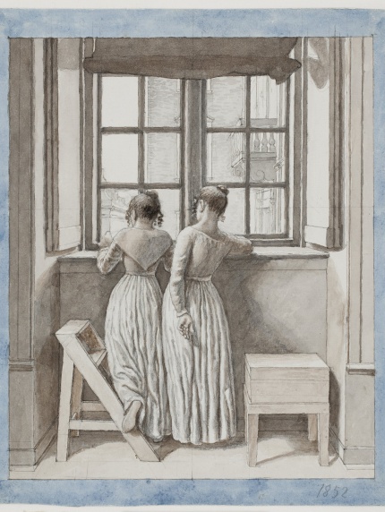 Perspektivtegning af C.W. Eckersberg